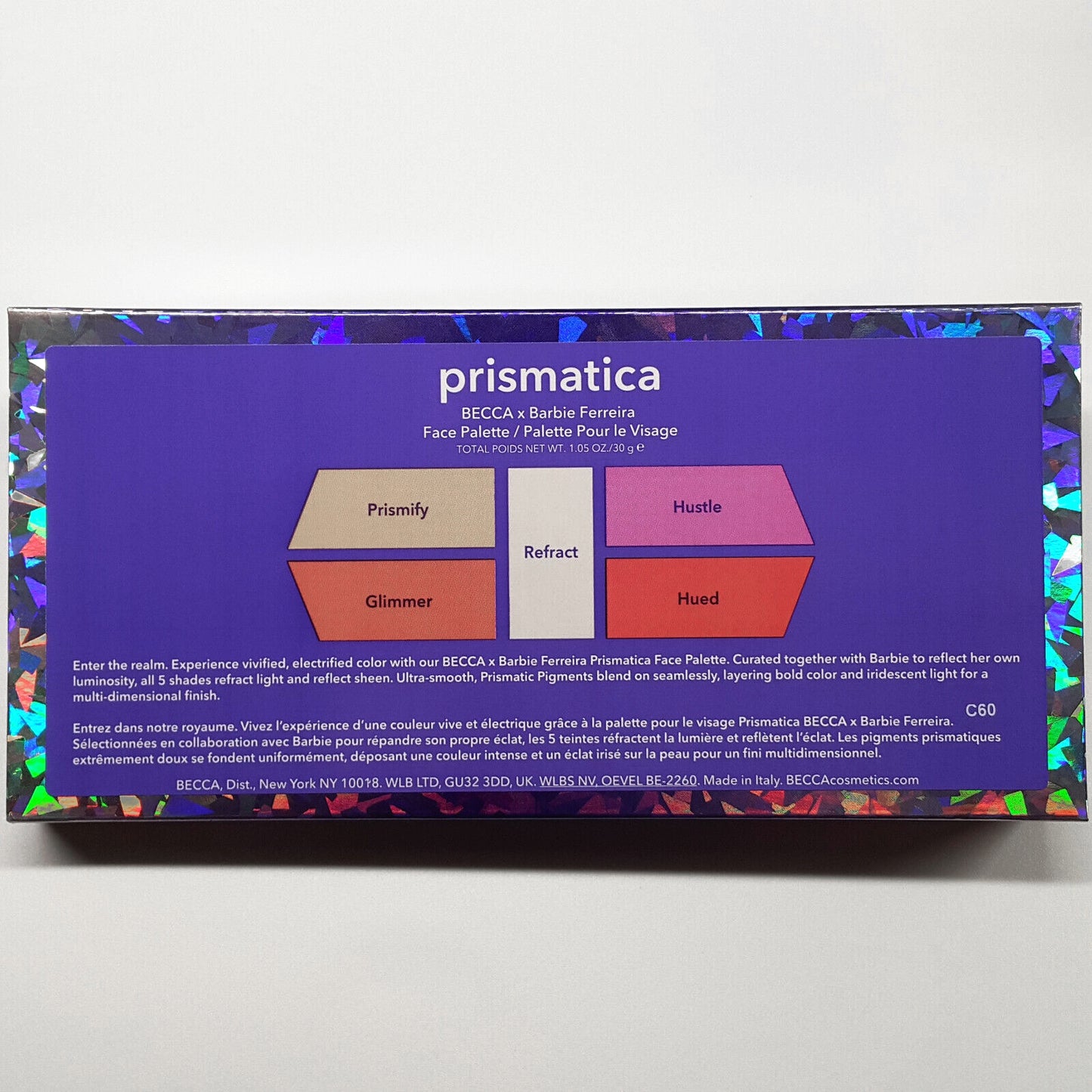 Becca X Barbie Ferreira Face Palette - Prismatica4