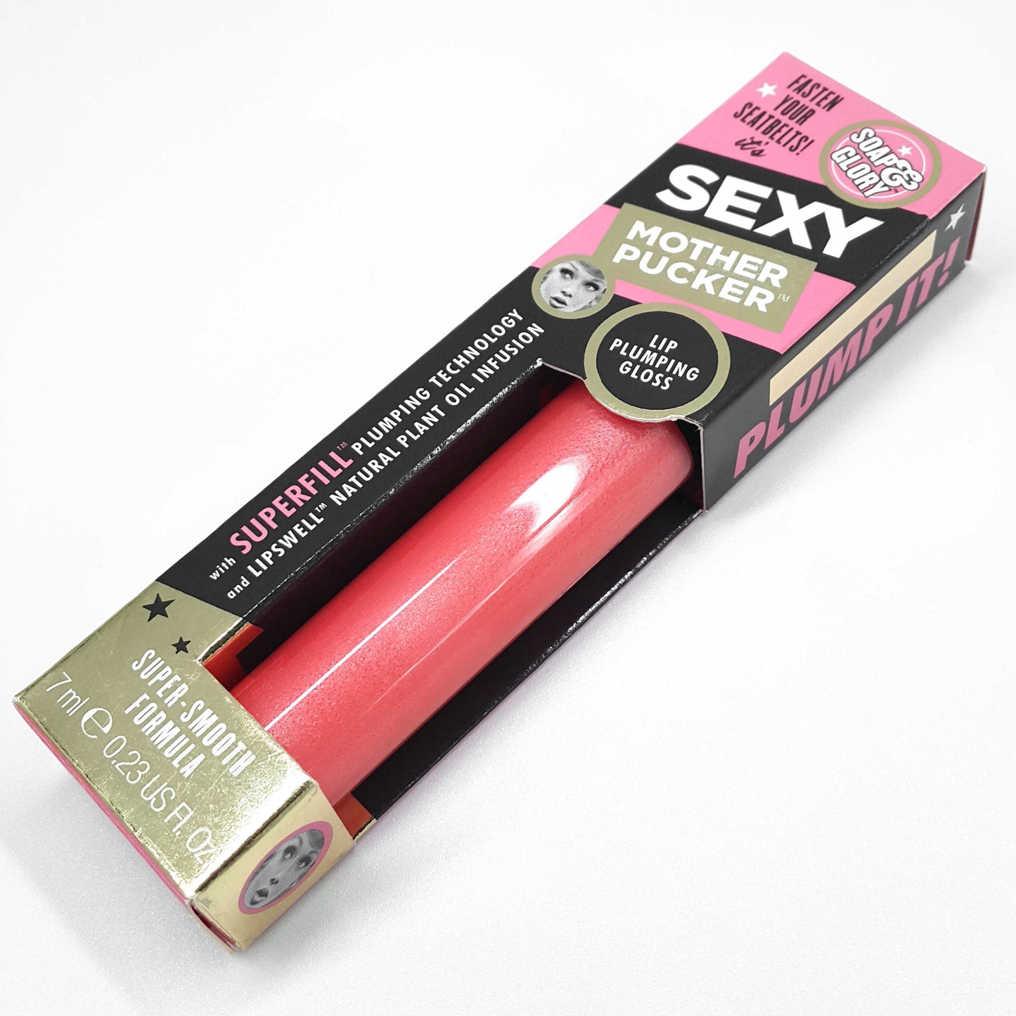 Soap & Glory Sexy Mother Pucker Lip Plumping Gloss - Papa Don't Peach3