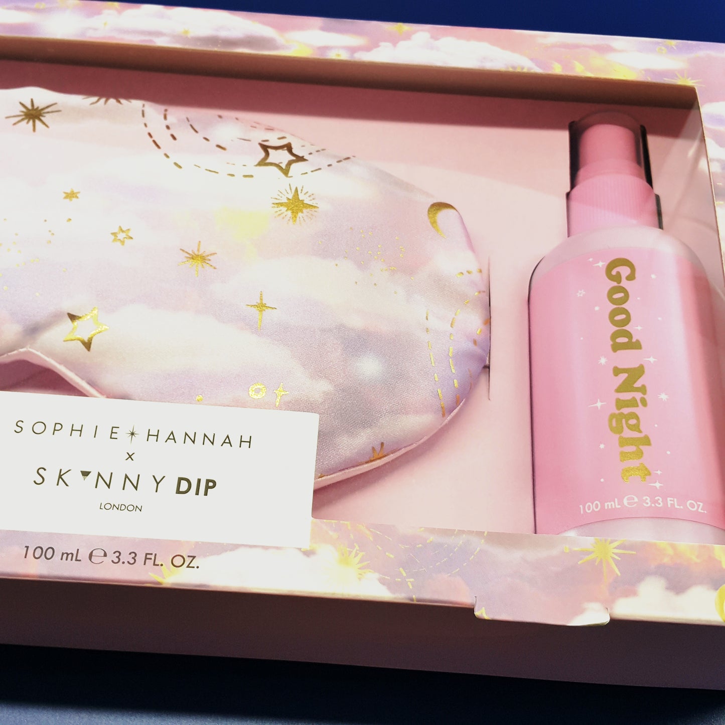 Skinnydip London Good Night Sleep Spray and Eyemask Set